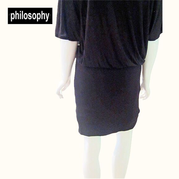 philosophy NEW Surplice Faux Wrap Bandage Bodycon Dress - Picture 9 of 12